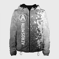 Куртка с капюшоном женская Aerosmith - grey gradient по-вертикали, цвет: 3D-черный