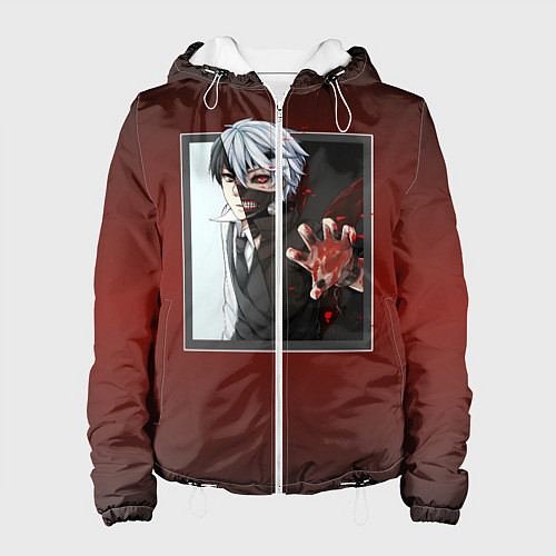 Женская куртка Аниме Токийский Гуль / 3D-Белый – фото 1
