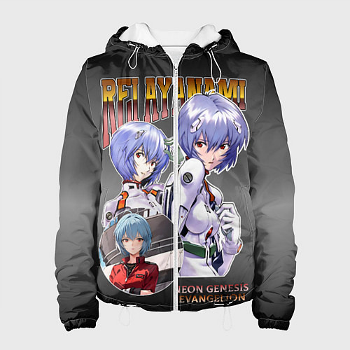 Женская куртка Евангелион Аянами Рей / 3D-Белый – фото 1