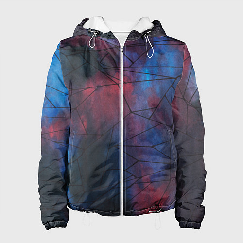 Женская куртка Космическая паутина / 3D-Белый – фото 1