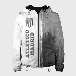 Женская куртка Atletico Madrid - white gradient по-вертикали