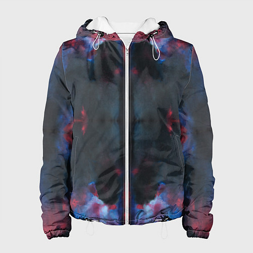 Женская куртка Тай-дай космос / 3D-Белый – фото 1