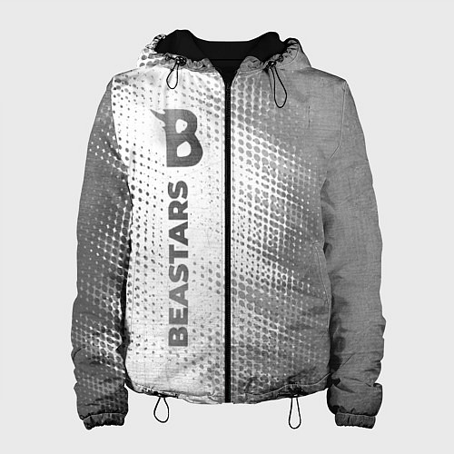 Женская куртка Beastars - white gradient по-вертикали / 3D-Черный – фото 1