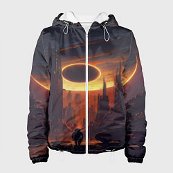 Женская куртка Космос - человек