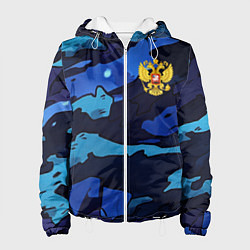 Женская куртка Камуфляж с гербом РФ