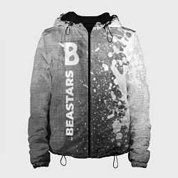 Куртка с капюшоном женская Beastars - grey gradient по-вертикали, цвет: 3D-черный