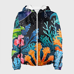 Женская куртка Космические кораллы