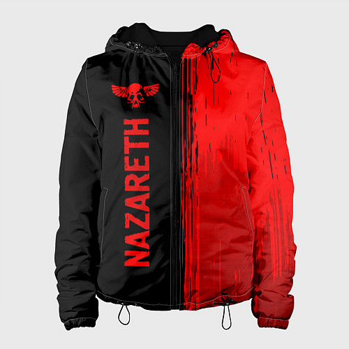 Женская куртка Nazareth - red gradient по-вертикали / 3D-Черный – фото 1