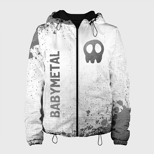 Женская куртка Babymetal - white gradient вертикально / 3D-Черный – фото 1