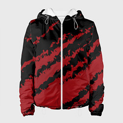 Женская куртка The color is red and black