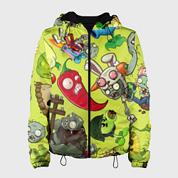 Женская куртка Растения против зомби с героями