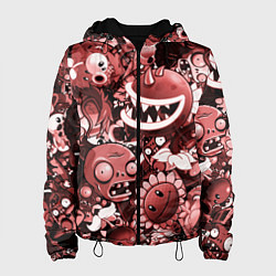 Женская куртка Растения против зомби в красном цвете