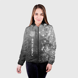Куртка с капюшоном женская Chrysler - grey gradient по-вертикали, цвет: 3D-черный — фото 2