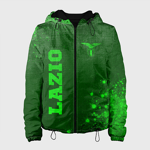 Женская куртка Lazio - green gradient вертикально / 3D-Черный – фото 1