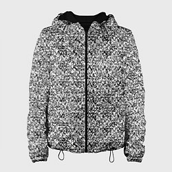 Женская куртка Чёрно-белый текстурный