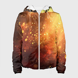 Женская куртка Золотая блестящая текстура