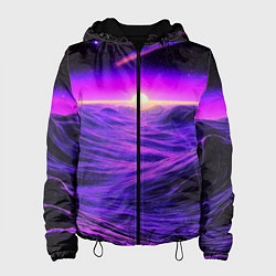 Женская куртка Космический пейзаж и комета