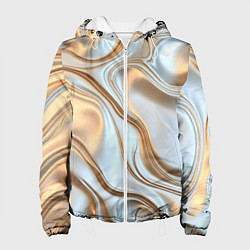 Женская куртка Жидкое белое золото