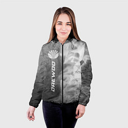 Куртка с капюшоном женская Daewoo - grey gradient по-вертикали, цвет: 3D-черный — фото 2