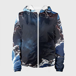 Женская куртка Объемная дыра в стене текстура