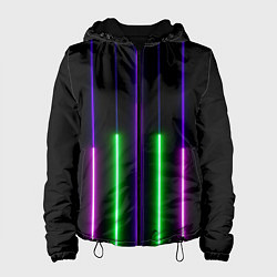 Женская куртка Color Purple green pink