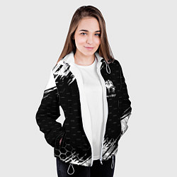 Куртка с капюшоном женская Король и шут краски броня, цвет: 3D-белый — фото 2