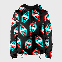 Женская куртка Skyrim glitch logo patten