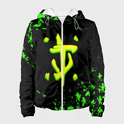 Женская куртка Doom x fallout кислотное лого