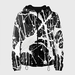 Женская куртка Брызги белой краски