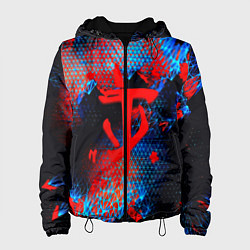 Женская куртка Doom космическая абстракция