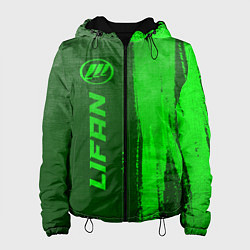 Женская куртка Lifan - green gradient по-вертикали