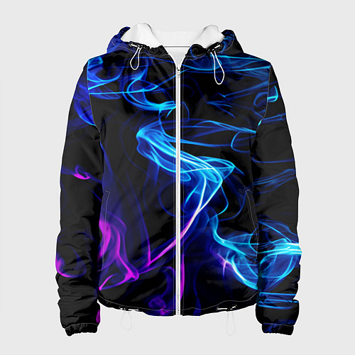 Женская куртка Color blue pink / 3D-Белый – фото 1