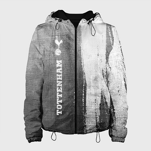 Женская куртка Tottenham - grey gradient по-вертикали / 3D-Черный – фото 1