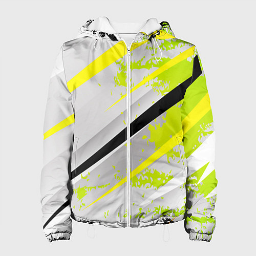 Женская куртка Color white light green / 3D-Белый – фото 1