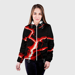 Куртка с капюшоном женская The rift, цвет: 3D-белый — фото 2