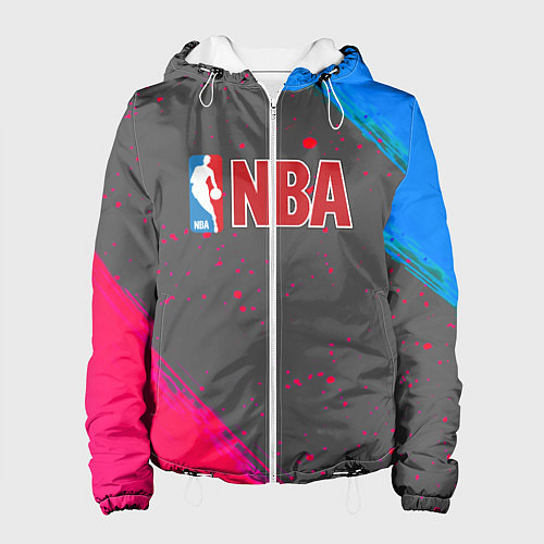 Женская куртка NBA неоновые краски / 3D-Белый – фото 1