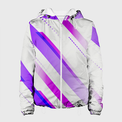 Женская куртка Color white pink / 3D-Белый – фото 1