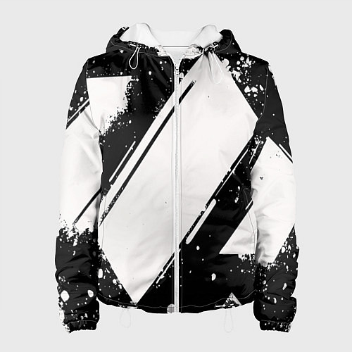 Женская куртка Color black white / 3D-Белый – фото 1