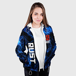 Куртка с капюшоном женская Rust молнии, цвет: 3D-белый — фото 2