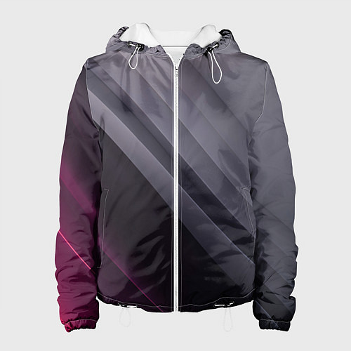 Женская куртка Color black grey / 3D-Белый – фото 1