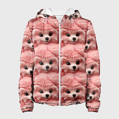 Женская куртка Игрушки зверушки / 3D-Белый – фото 1