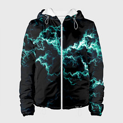Женская куртка Lightning light blue glow