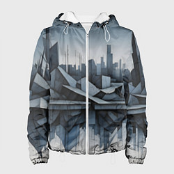 Женская куртка Небоскребы и скалы