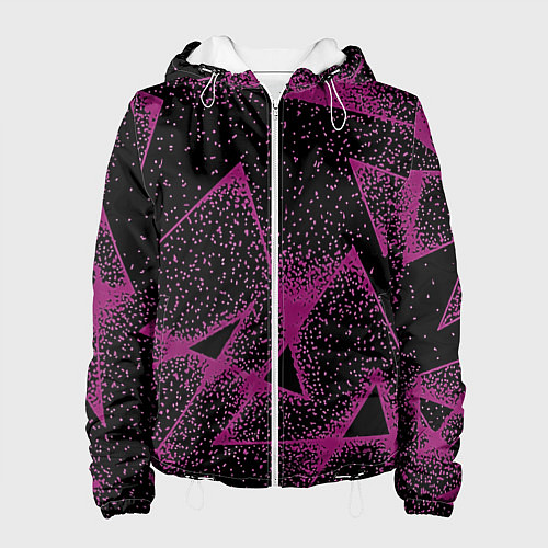 Женская куртка The triangle is pink / 3D-Белый – фото 1