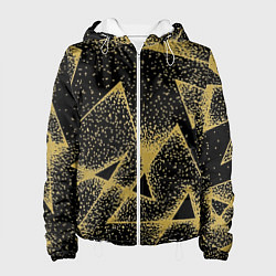 Женская куртка Triangle yellow with dots