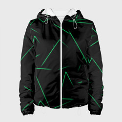 Женская куртка Color light green line