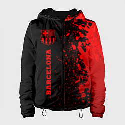 Женская куртка Barcelona - red gradient по-вертикали