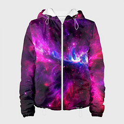 Женская куртка Неоновый галактический космос