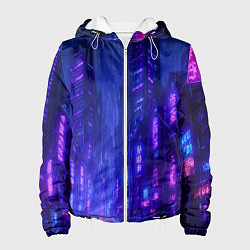 Женская куртка Одинокий город неона