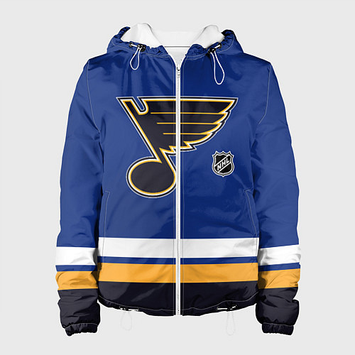 Женская куртка Сент Луис Блюз хоккей / 3D-Белый – фото 1